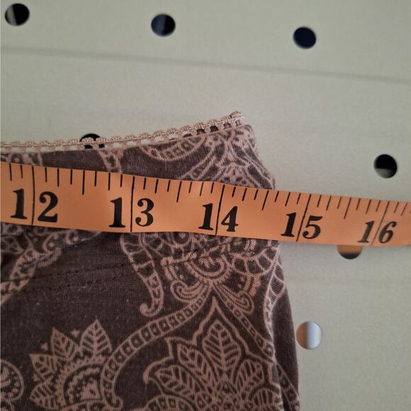 Cynthia Rowley Womens Leisure Pants Flare Moroccan Print Gypsy Hippie Boho Small - Picture 6 of 7